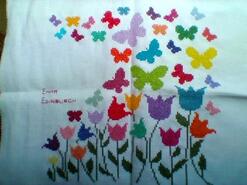 Cross stitch square for any child