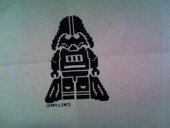 Cross stitch square for Luke S's quilt