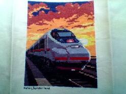 Cross stitch square for any child