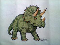 Cross stitch square