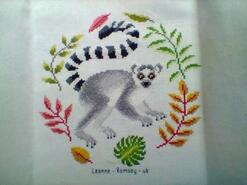 Cross stitch square