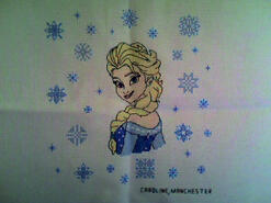 Cross stitch square for Abigail M's quilt