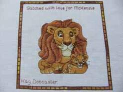 Cross stitch square for McKenzie M's quilt