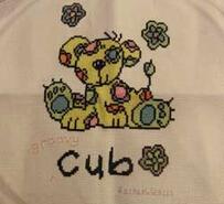 Cross stitch square for McKenzie M's quilt