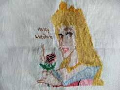 Cross stitch square for Alice B's quilt