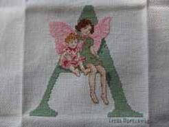 Cross stitch square for Alice B's quilt