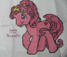 Cross stitch square for Alice B's quilt