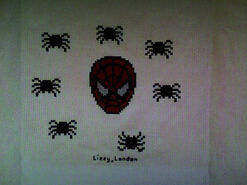 Cross stitch square for Charlie C's quilt