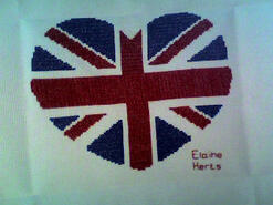 Cross stitch square for Finley C's quilt