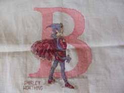 Cross stitch square for Blisse's quilt