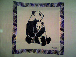 Cross stitch square for Holly C's quilt