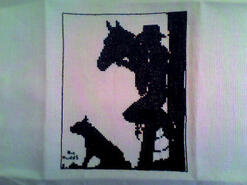Cross stitch square for Henry W's quilt