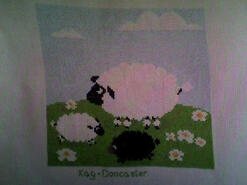 Cross stitch square for Henry W's quilt