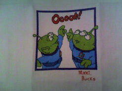 Cross stitch square for Chloe D's quilt