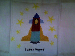 Cross stitch square for Morgan S's quilt