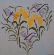 Cross stitch square for Caitlin R's quilt