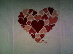 Cross stitch square for Caitlin R's quilt