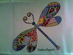 Cross stitch square for Caitlin R's quilt