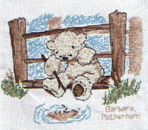 Cross stitch square for Noel T's quilt
