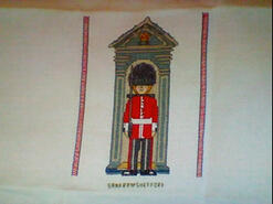 Cross stitch square for Josh T's quilt