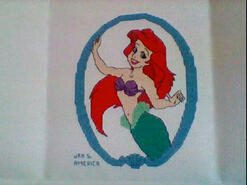 Cross stitch square for Bella G's quilt