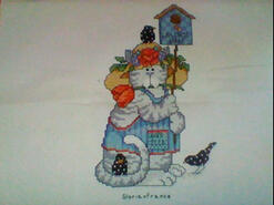 Cross stitch square for Sophie S's quilt