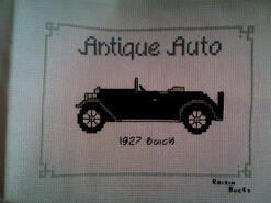 Cross stitch square for Alexander K's quilt