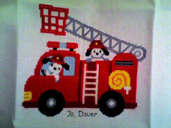 Cross stitch square for Sam H's quilt