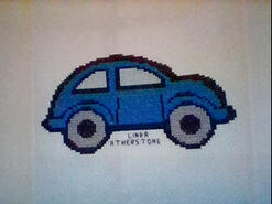 Cross stitch square for Sam H's quilt
