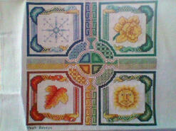 Cross stitch square for Oliver H's quilt