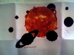 Cross stitch square for Joseph B's quilt