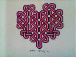 Cross stitch square for Briony N's quilt