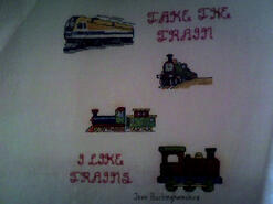 Cross stitch square for Logan S's quilt