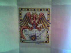 Cross stitch square for Ethan T's quilt
