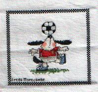 Cross stitch square for Daniel C's quilt