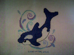 Cross stitch square for Theo C's quilt