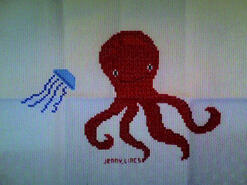 Cross stitch square for Theo C's quilt