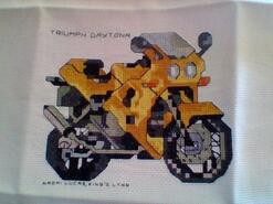 Cross stitch square for Bailey H's quilt