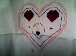 Cross stitch square for Amelia F's quilt