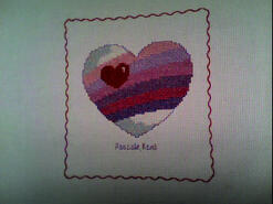 Cross stitch square for Amelia F's quilt