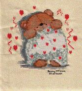 Cross stitch square for Amelia F's quilt