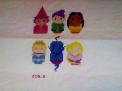 Cross stitch square for Daisy B's quilt