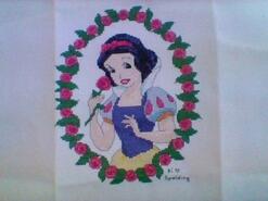 Cross stitch square for Daisy B's quilt