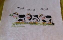Cross stitch square for Darcee Ella C's quilt
