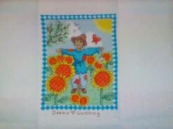 Cross stitch square for Darcee Ella C's quilt