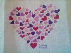 Cross stitch square for Calla C's quilt