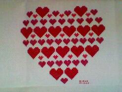 Cross stitch square for Calla C's quilt