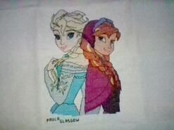 Cross stitch square for Chloe C's quilt