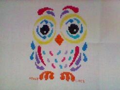 Cross stitch square for Olivia W's quilt