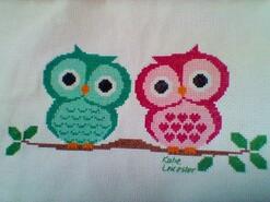 Cross stitch square for Olivia W's quilt